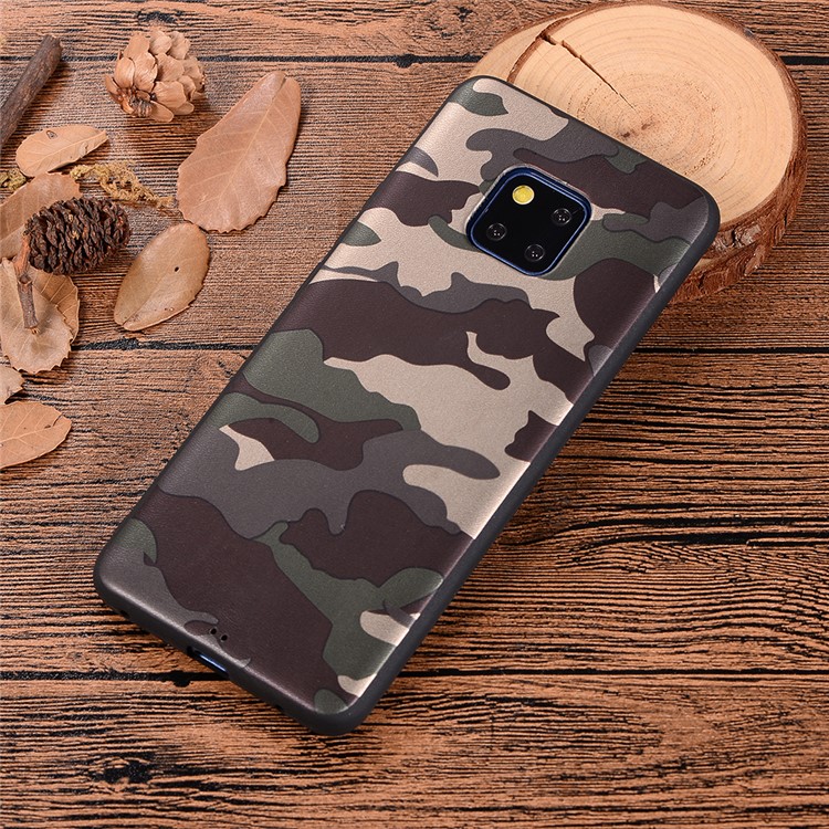 For Huawei Mate 20 Pro Camouflage Pattern TPU Cell Phone Cover - Green-4