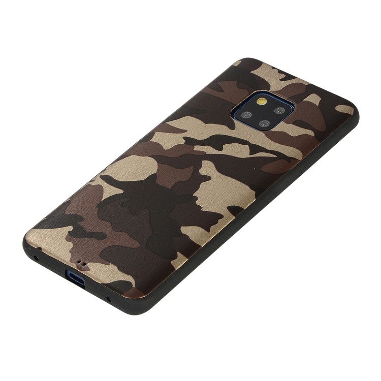 For Huawei Mate 20 Pro Camouflage Pattern TPU Mobile Phone Shell - Brown-2