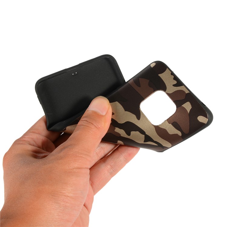 For Huawei Mate 20 Pro Camouflage Pattern TPU Mobile Phone Shell - Brown-3