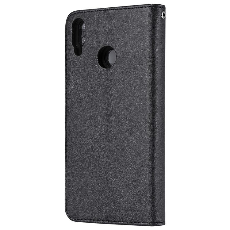Magnetic Detachable 2-in-1 Wallet Leather Stand Case for Huawei Honor 8X / View 10 Lite - Black-3