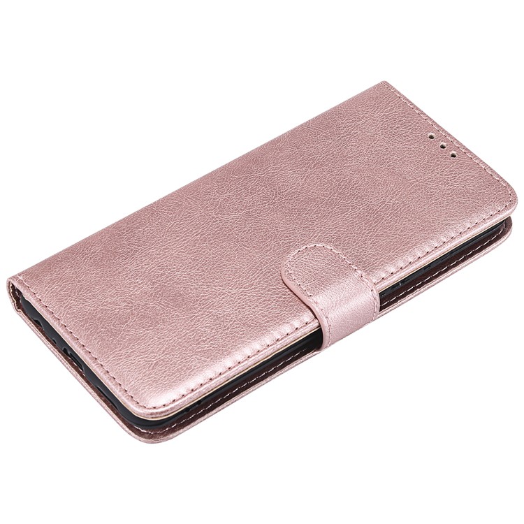 Desmontável Magnético 2-em-1 Carteira De Couro Stand Capa Para Huawei Honor 8X / Ver 10 Lite - Rosa Ouro-7