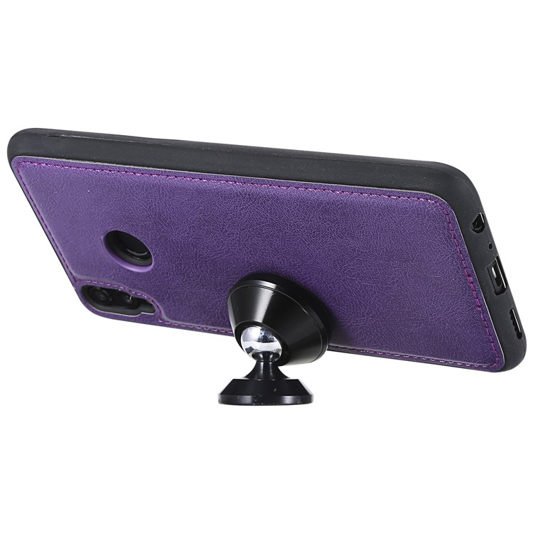 Magnetic Detachable 2-in-1 Wallet Leather Case with Stand for Huawei Honor 8X / View 10 Lite - Purple-6