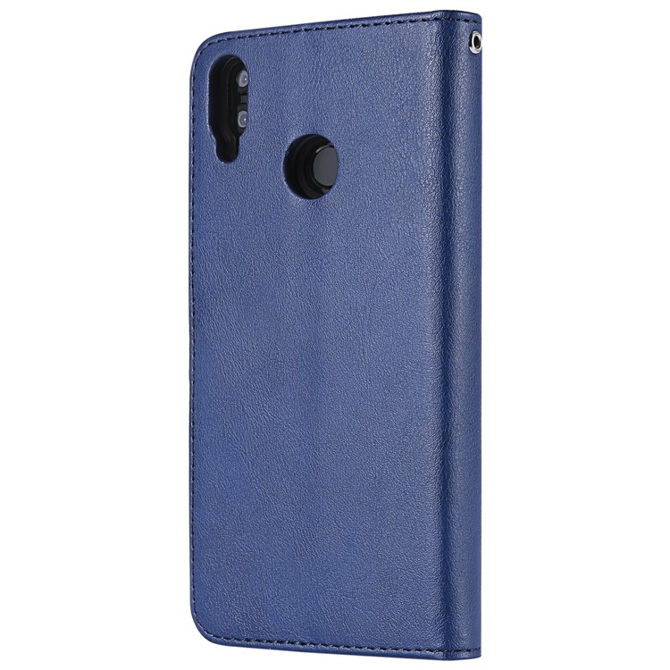 Magnetic Detachable 2-in-1 Wallet Leather Cover with Stand for Huawei Honor 8X / View 10 Lite - Blue-3