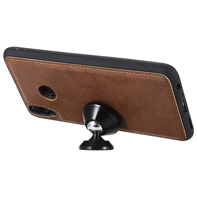Magnetic Detachable 2-in-1 Wallet Leather Mobile Phone Case for Huawei Honor 8X / View 10 Lite - Brown-6