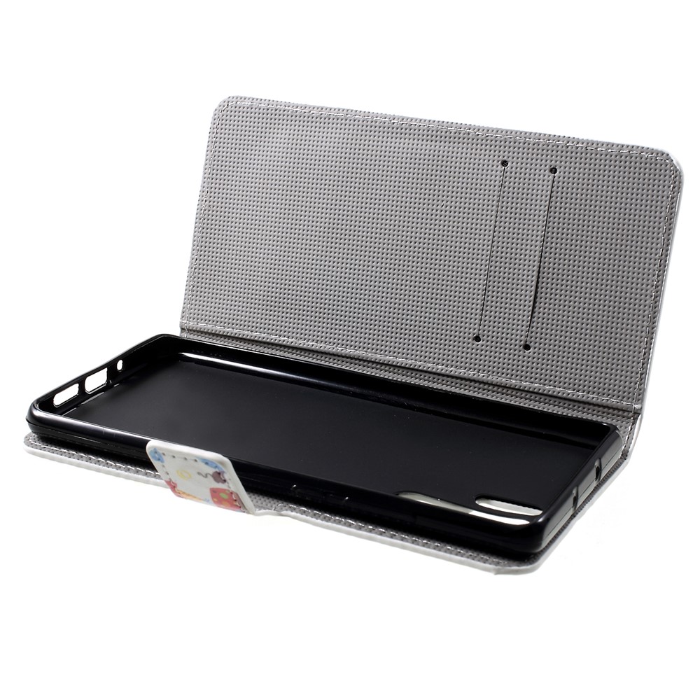 Patterned PU Leather Wallet Stand Protective Phone Case for Huawei P30 Pro - Lovely Little Owls-5