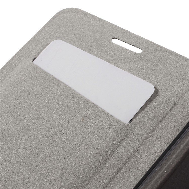 Cross Texture Leather Case with Card Holder for Huawei P9 Lite - Black-7