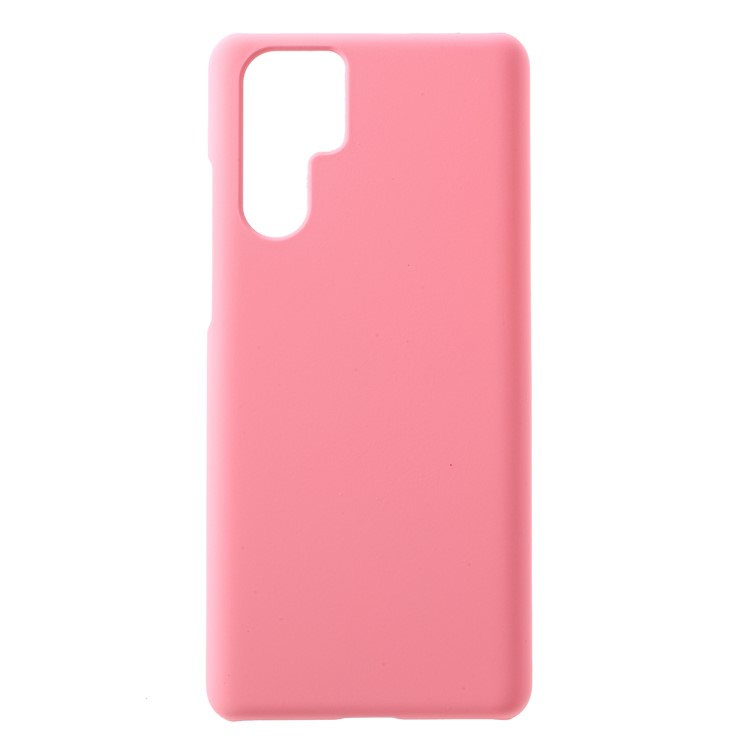 Rubberized Hard Plastic Case Cover for Huawei P30 Pro - Pink-1