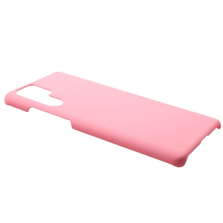Rubberized Hard Plastic Case Cover for Huawei P30 Pro - Pink-2