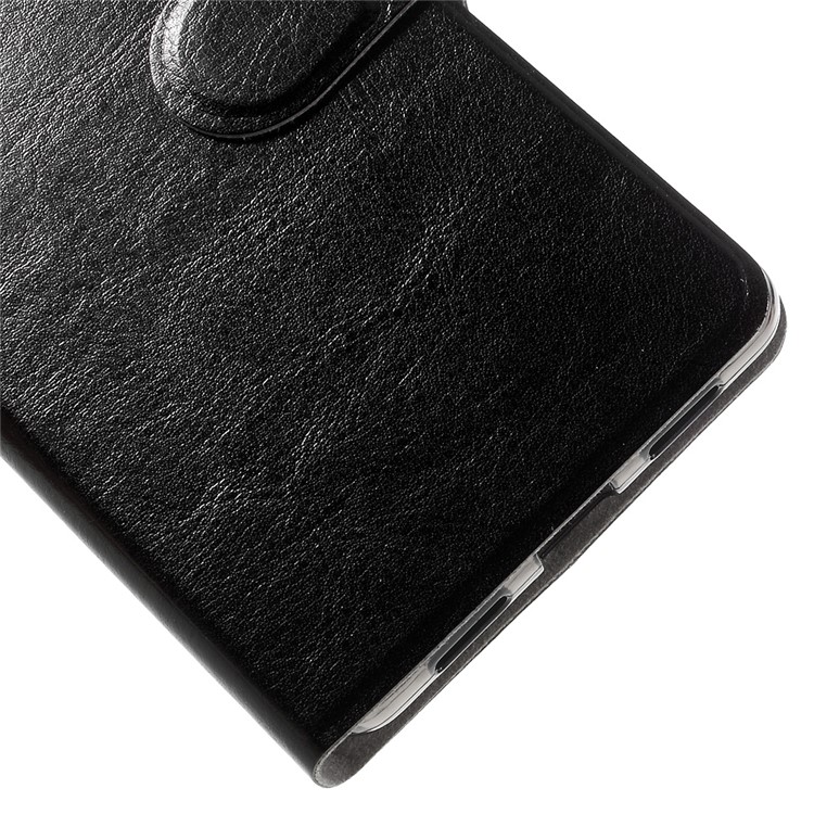 Crazy Horse Leather Card Holder Case for Huawei P9 Lite - Black-8