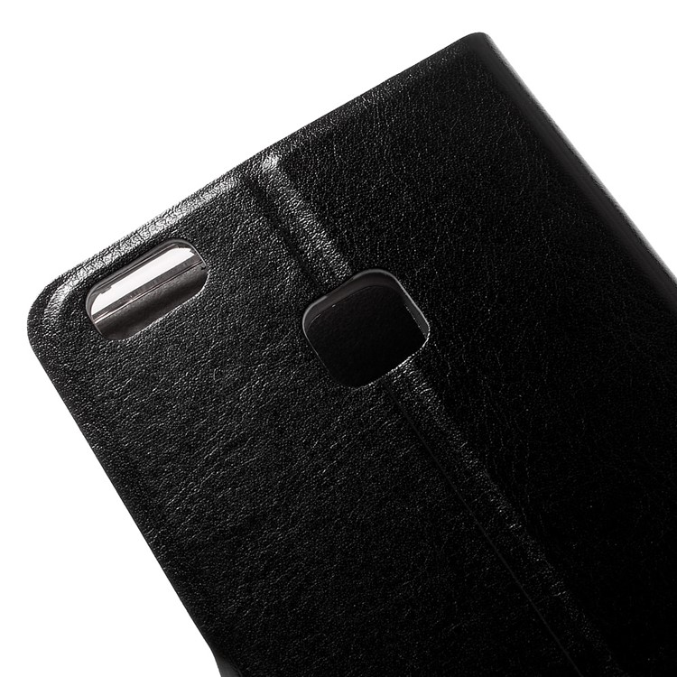 Crazy Horse Leather Card Holder Case for Huawei P9 Lite - Black-9