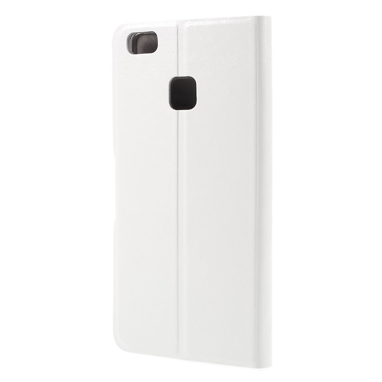 Crazy Horse Leather Card Holder Cover for Huawei P9 Lite - White-2