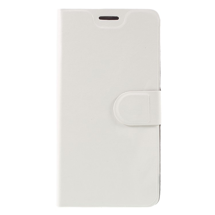 Crazy Horse Leather Card Holder Cover for Huawei P9 Lite - White-3