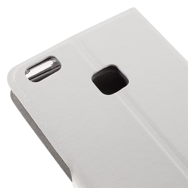 Crazy Horse Leather Card Holder Cover for Huawei P9 Lite - White-8