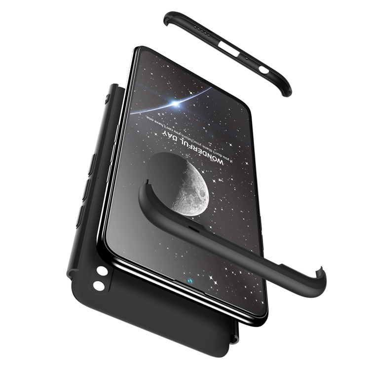GKK Detachable 3-Piece Matte Hard PC Case for Huawei Honor 10 Lite - Black-3