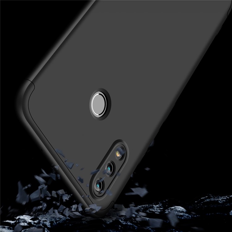 GKK Detachable 3-Piece Matte Hard PC Case for Huawei Honor 10 Lite - Black-4