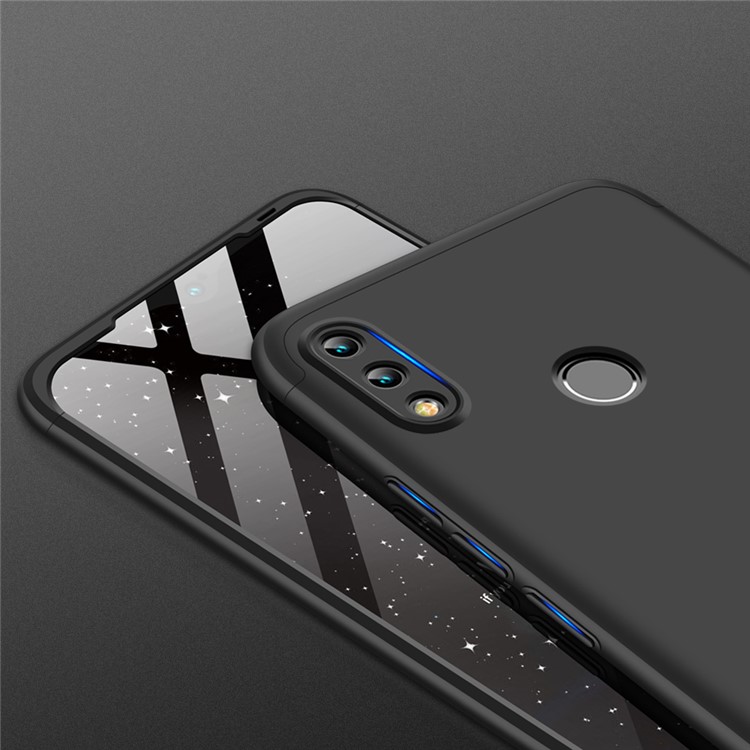 GKK Detachable 3-Piece Matte Hard PC Case for Huawei Honor 10 Lite - Black-6
