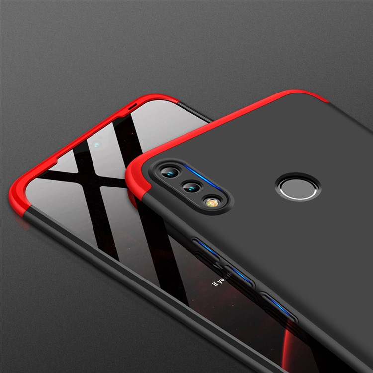 GKK Detachable 3-Piece Matte Hard Shell Case for Huawei Honor 10 Lite - Red / Black-6