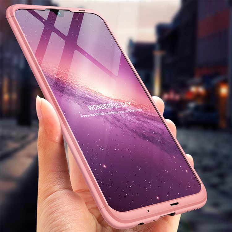 GKK Detachable 3-Piece Matte Hard Cell Phone Case for Huawei Honor 10 Lite - Gold-5