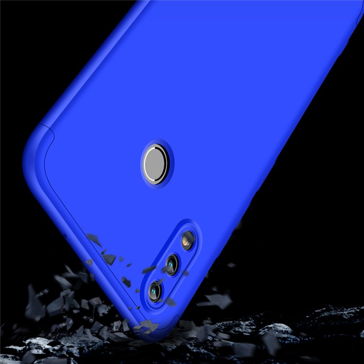 GKK Detachable 3-Piece Matte Hard PC Cover Shell for Huawei Honor 10 Lite - Blue-4