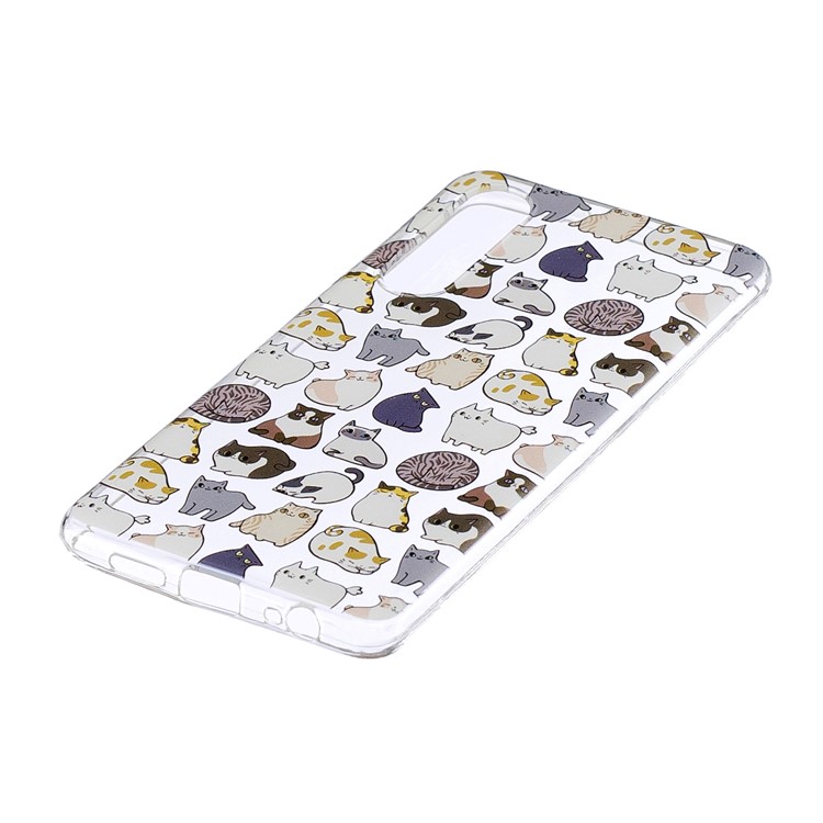 Pattern Printing TPU Protection Case for Huawei P30 - Cartoon Animal-2