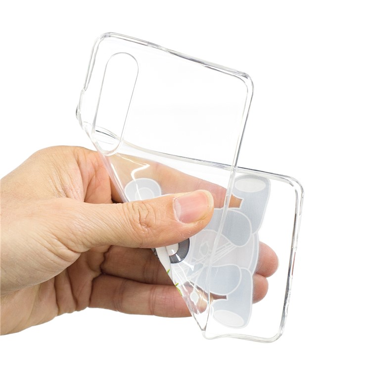 Pattern Printing IMD Soft TPU Cell Phone Casing for Huawei P30 - Panda and Bamboo-4