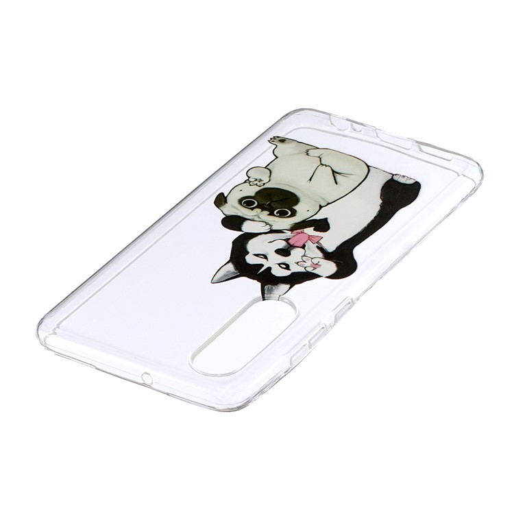 Pattern Printing IMD Soft TPU Protection Shell for Huawei P30 - Lovely Dogs-3