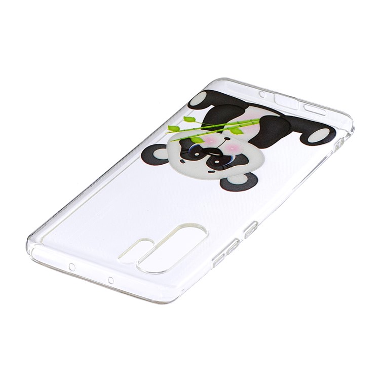 For Huawei P30 Pro Pattern Printing IMD Soft TPU Protection Shell - Panda and Bamboo-3