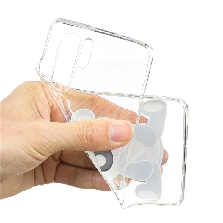For Huawei P30 Pro Pattern Printing IMD Soft TPU Protection Shell - Panda and Bamboo-4