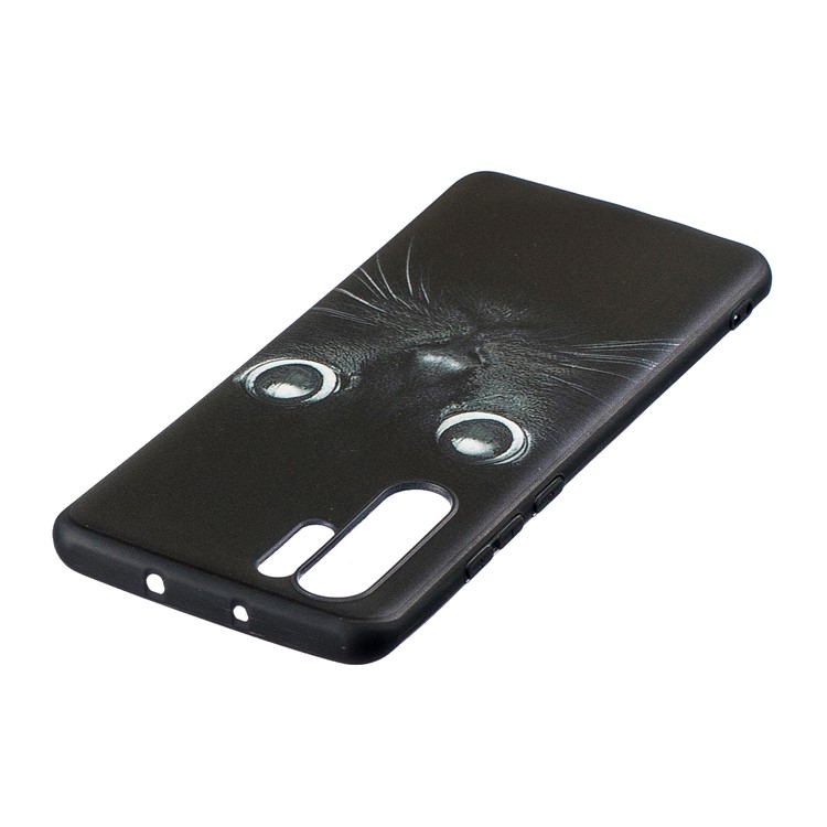 Pattern Printing Embossment TPU Phone Casing for Huawei P30 Pro - Cat-3