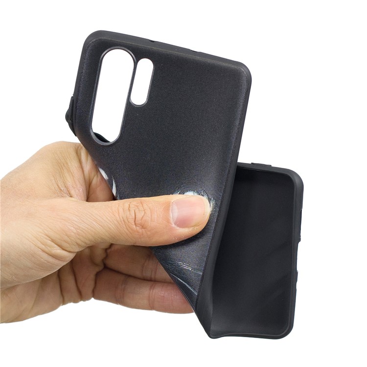 Pattern Printing Embossment TPU Phone Casing for Huawei P30 Pro - Cat-4