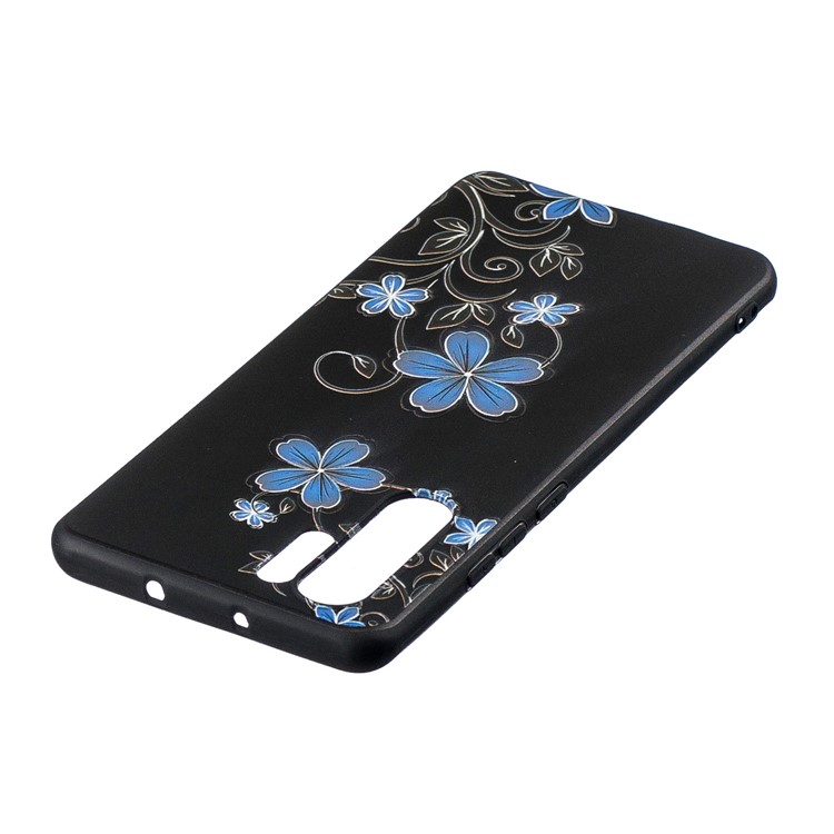 Pattern Printing Embossment TPU Phone Cover for Huawei P30 Pro - Beautiful Flowers-3