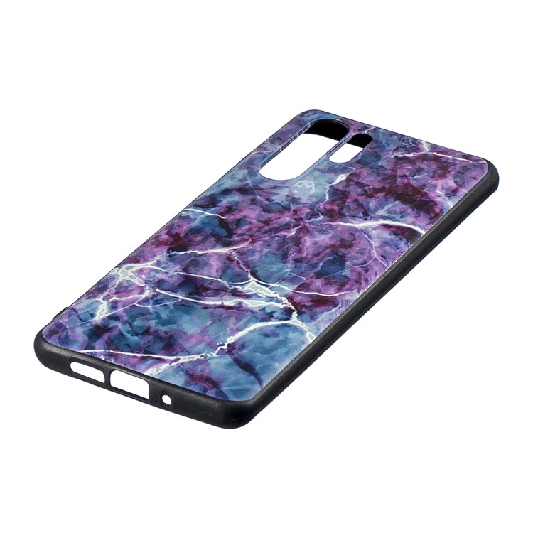 Pattern Printing Embossment TPU Phone Shell for Huawei P30 Pro - Marble Texture-2