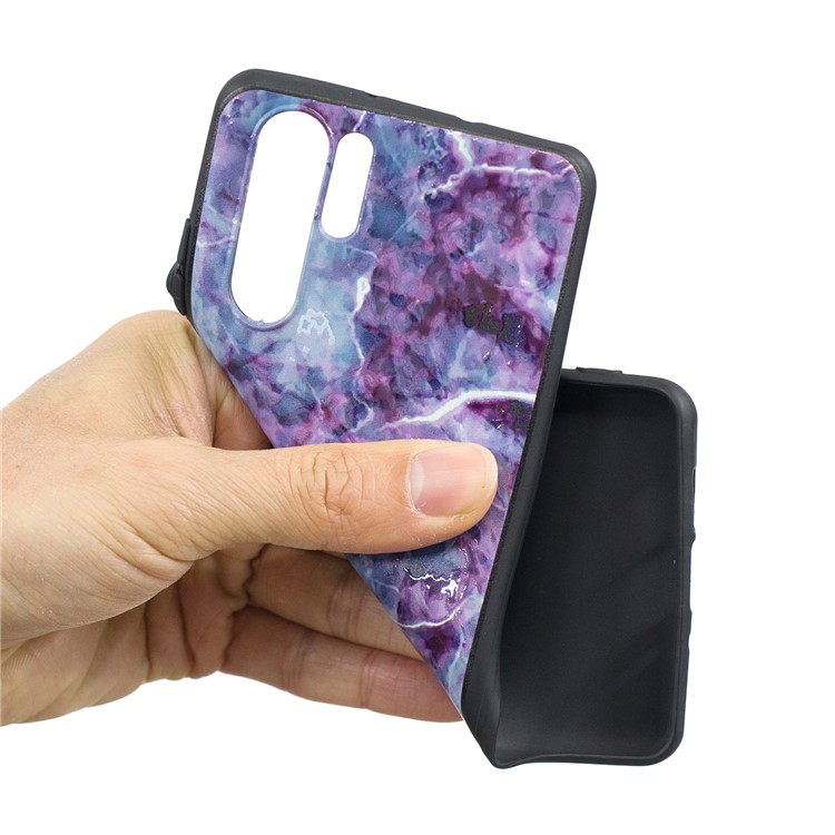 Pattern Printing Embossment TPU Phone Shell for Huawei P30 Pro - Marble Texture-4