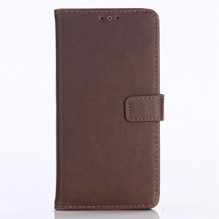 Crazy Horse Vintage Leder Flip Case Accessoire Für Huawei P30 - Kaffee