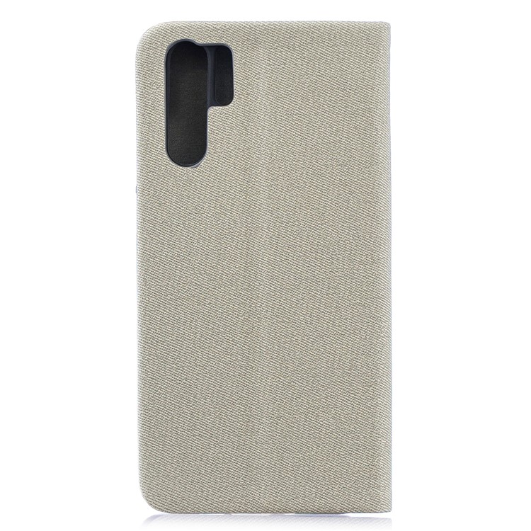 Contrast Color PU Leather Card Holder Mobile Phone Cover for Huawei P30 Pro - Grey-2
