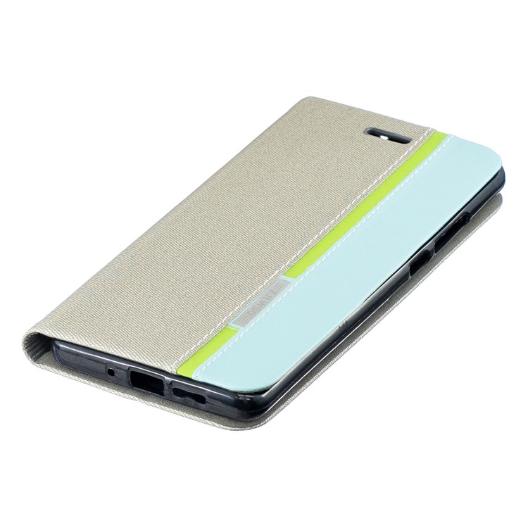 Contrast Color PU Leather Card Holder Mobile Phone Cover for Huawei P30 Pro - Grey-3
