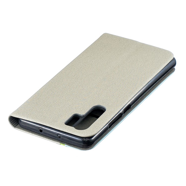 Contrast Color PU Leather Card Holder Mobile Phone Cover for Huawei P30 Pro - Grey-4