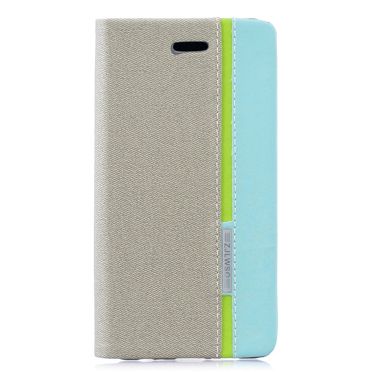 Contrast Color PU Leather Card Holder Mobile Phone Cover for Huawei P30 - Grey-1