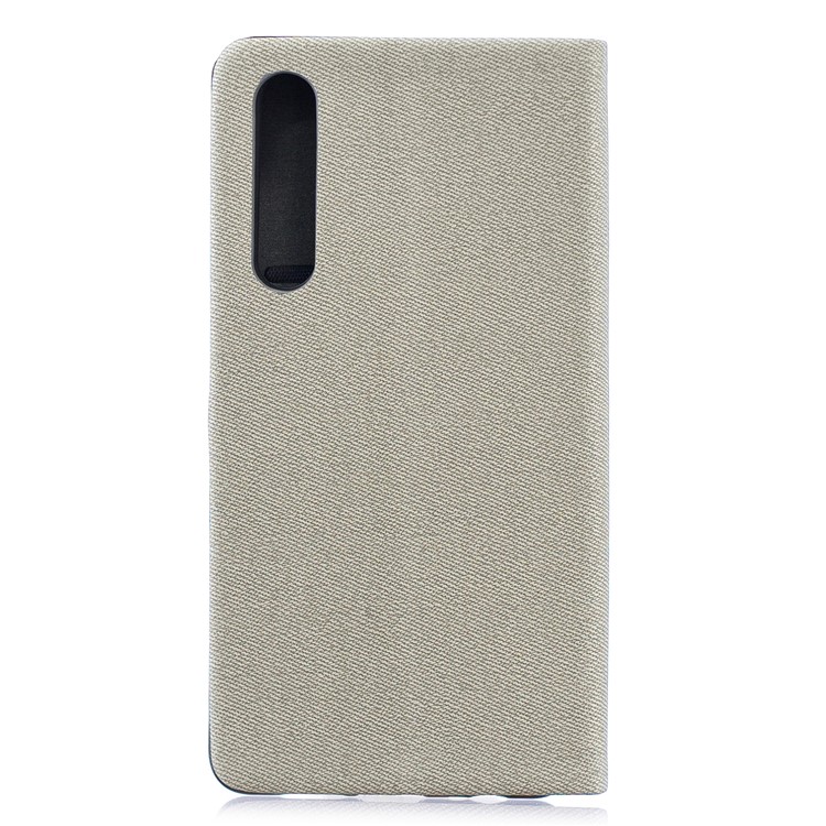 Contrast Color PU Leather Card Holder Mobile Phone Cover for Huawei P30 - Grey-2