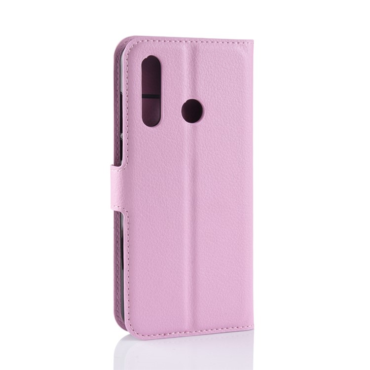 Litchi Skin Magnetic Leather Stand Case for Huawei nova 4 - Pink-3