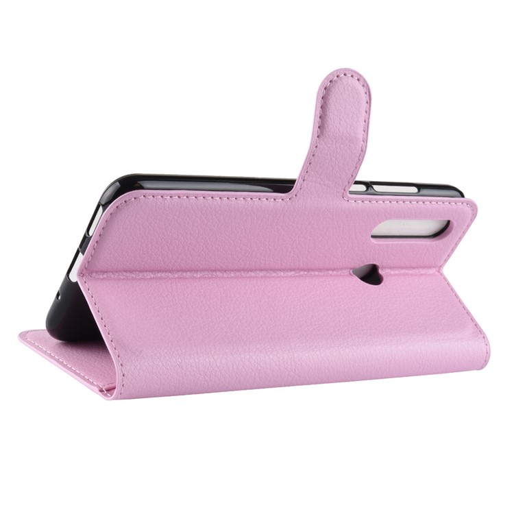 Litchi Skin Magnetic Leather Stand Case for Huawei nova 4 - Pink-6