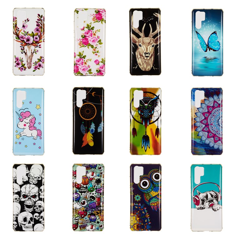 Luminous Glow Pattern Printing TPU Case for Huawei P30 Pro - Dog Listening to Music-7