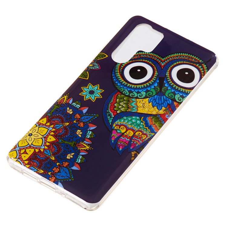 Shell Imprimée de Lueur Lumineuse Shell TPU Pour Huawei P30 Pro - Motif de Hibou