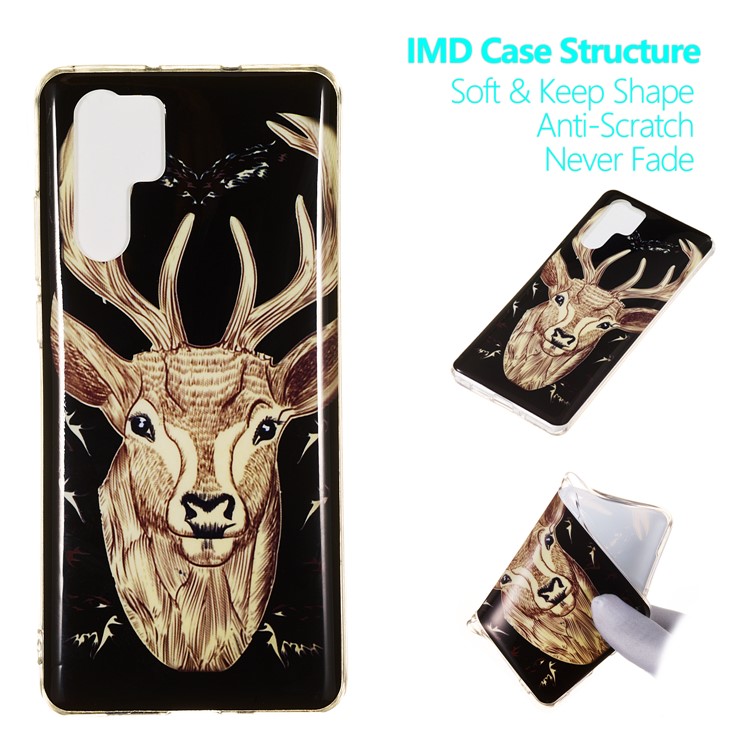 Luminous Glow Pattern Printing TPU Casing for Huawei P30 Pro - Elk Pattern-1
