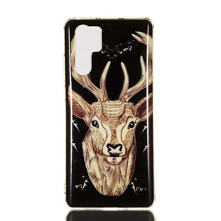 Luminous Glow Pattern Printing TPU Casing for Huawei P30 Pro - Elk Pattern-2