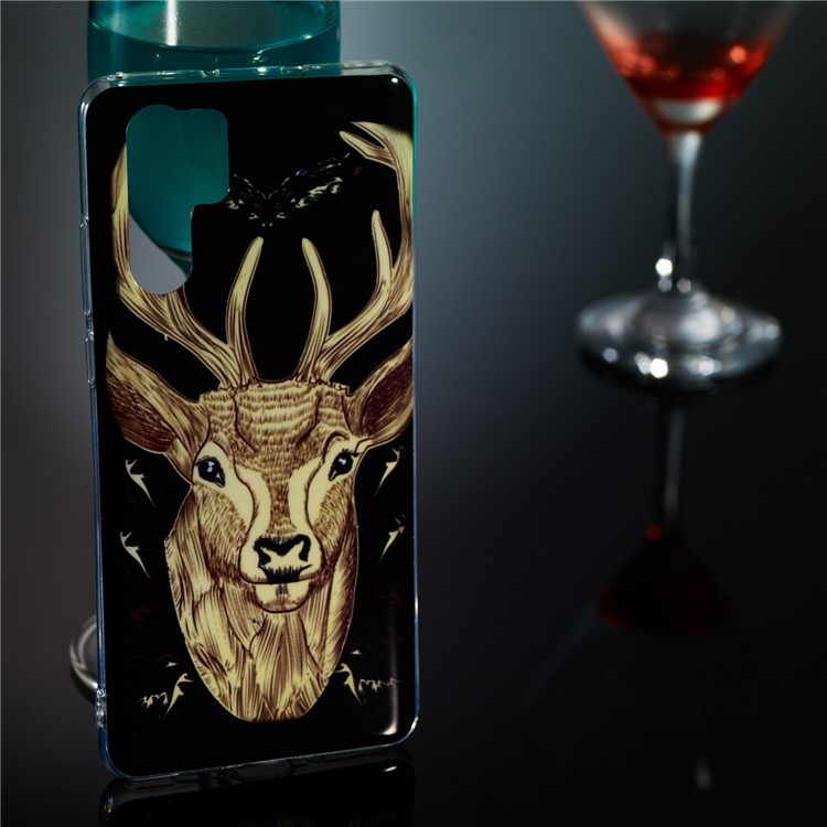 Luminous Glow Pattern Printing TPU Casing for Huawei P30 Pro - Elk Pattern-5