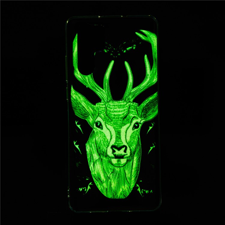 Luminous Glow Pattern Printing TPU Casing for Huawei P30 Pro - Elk Pattern-6