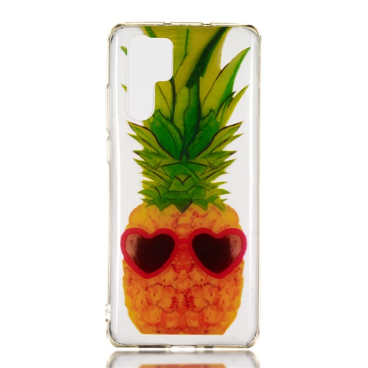 For Huawei P30 Pro IMD Pattern Printing TPU Phone Back Casing - Pineapple Pattern-2