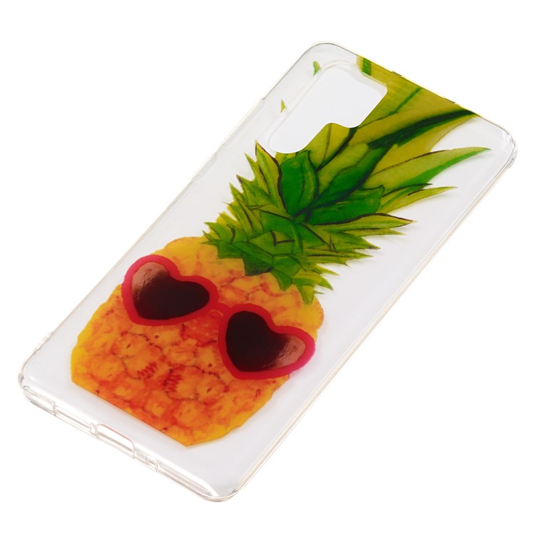 For Huawei P30 Pro IMD Pattern Printing TPU Phone Back Casing - Pineapple Pattern-3