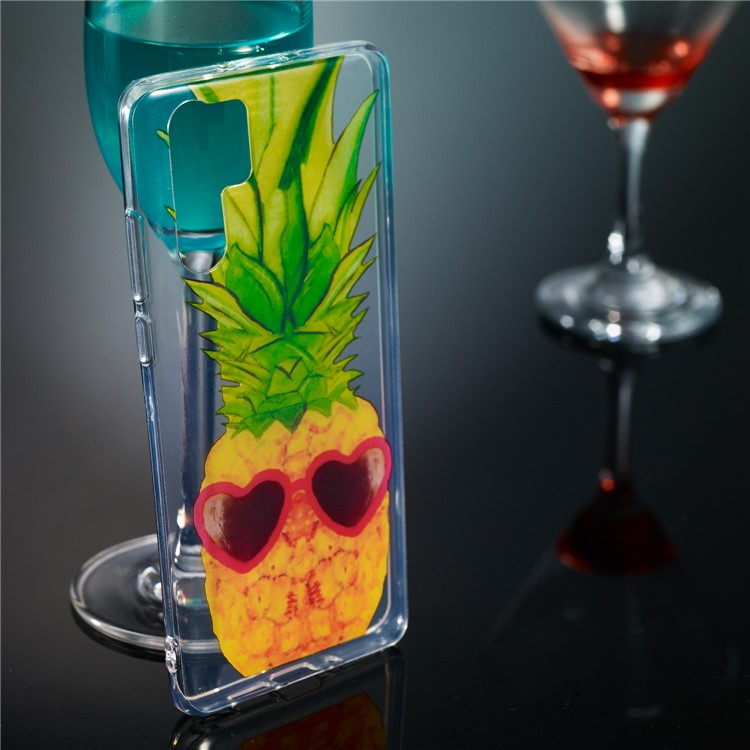 For Huawei P30 Pro IMD Pattern Printing TPU Phone Back Casing - Pineapple Pattern-5